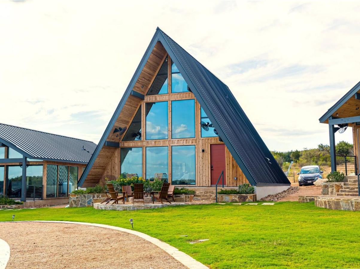 Gruene Daze Chalet - Stylish Aframe - Escape The Ordinary New Braunfels Ngoại thất bức ảnh