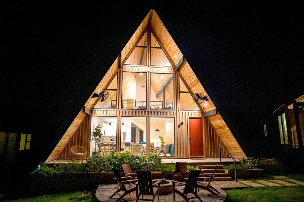 Gruene Daze Chalet - Stylish Aframe - Escape The Ordinary New Braunfels Ngoại thất bức ảnh